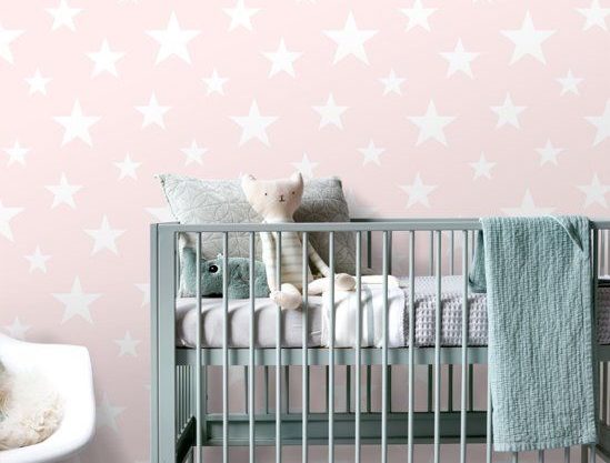 sterren meisjesbabykamer